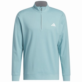 adidas Ultimate365 Classic 1/4 Zip Pullover - Mint Ton product snowboarding suitability Street Look