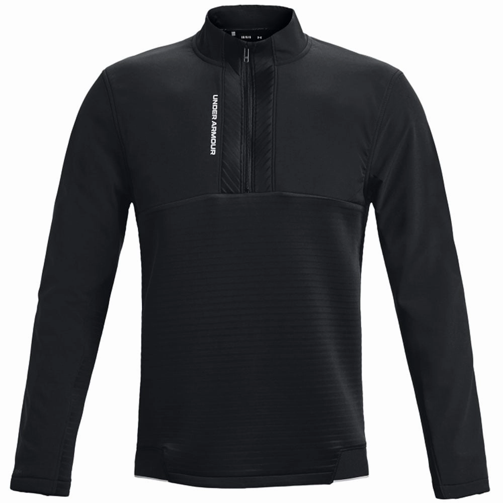 Under Armour Storm Daytona 1/2 Zip Sweater - Black Designer Anti fungal