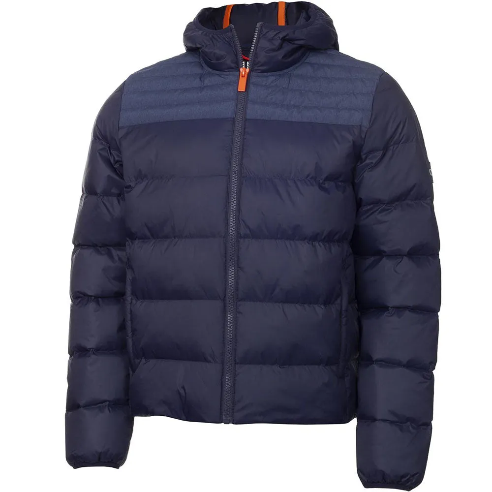 Compression Fit Design Soft Fleece Interior Calvin Klein Voltron Padded Jacket - Navy