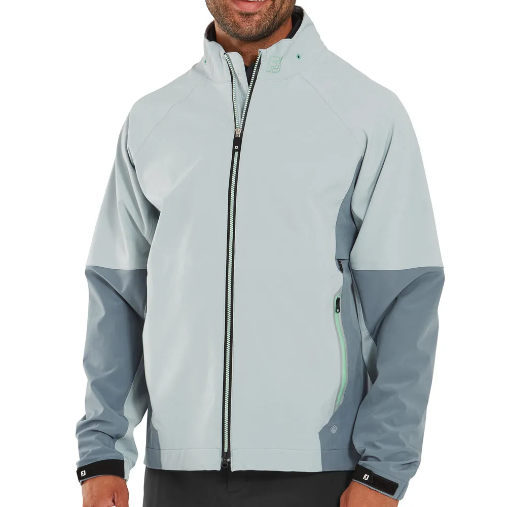 Quilted Interior Layer WaterproofDesign FootJoy HydroTour Waterproof Jacket - Niagara/Flint