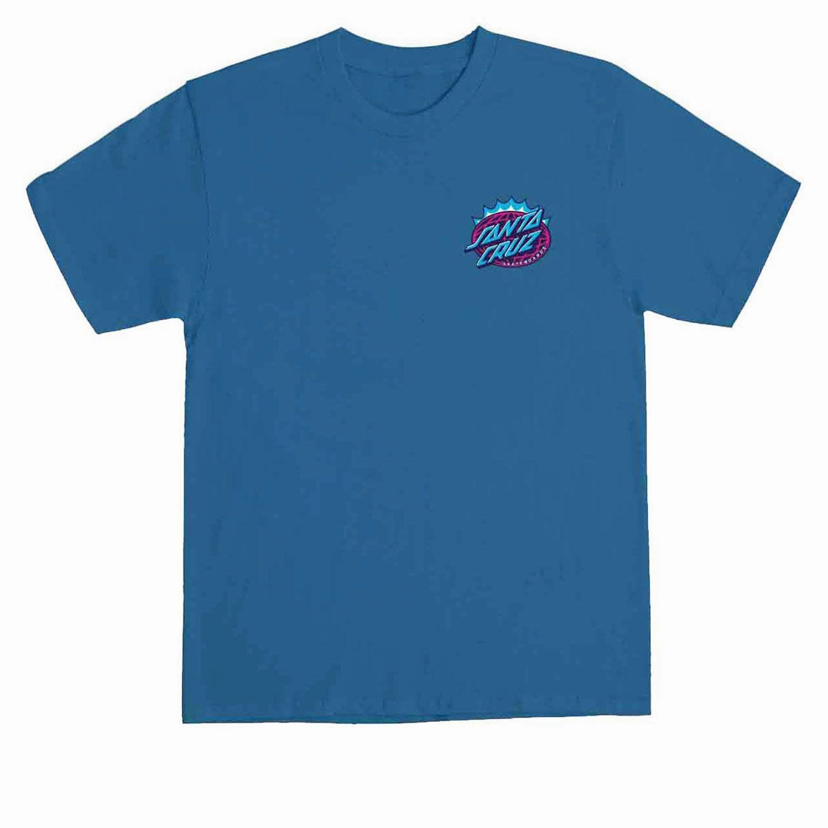 Comfort Fit fade resistant color Santa Cruz Kendall End Of The Dot T-Shirt - Indigo
