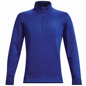 Under Armour Storm SweaterFleece 1/2 Zip - Royal Layered Style Buttoned