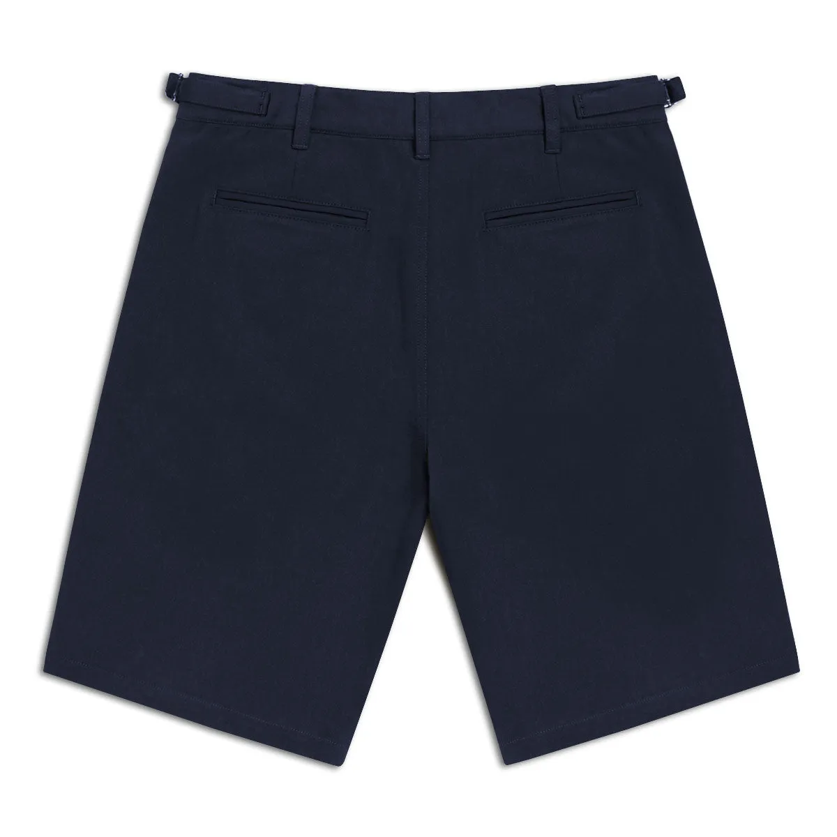 Basic Stretch CCS Pleated Chino Shorts - Navy