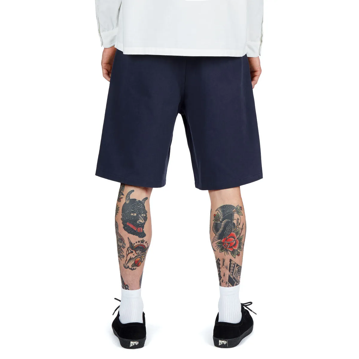 Static Free Finish day trip CCS Pleated Chino Shorts - Navy