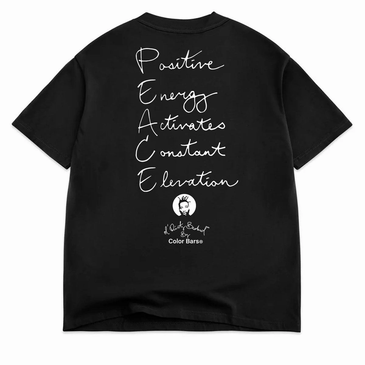 Soft and Light Wear Color Bars x ODB P.E.A.C.E. T-Shirt - Black