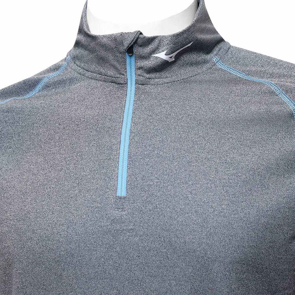 Business casual Cold Weather Look Mizuno Melange 1/4 Zip Pullover - Navy