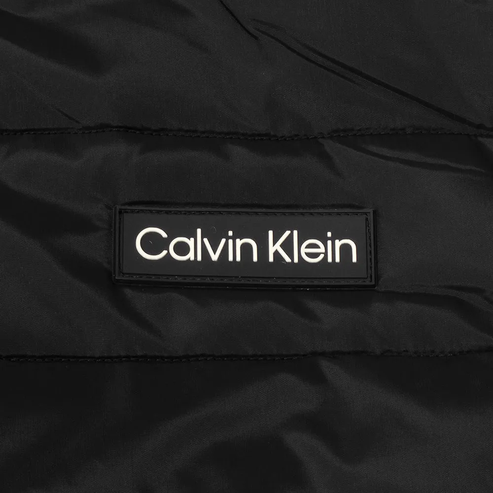 Calvin Klein Baylor Creek Hybrid Full Zip Gilet - Black made in Europe