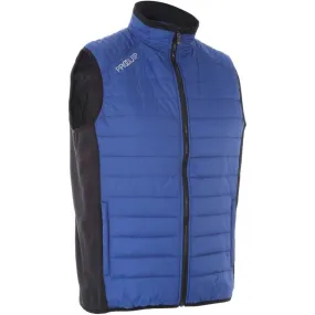ProQuip Therma Tour Quilted Golf Gilet - Blue barrier