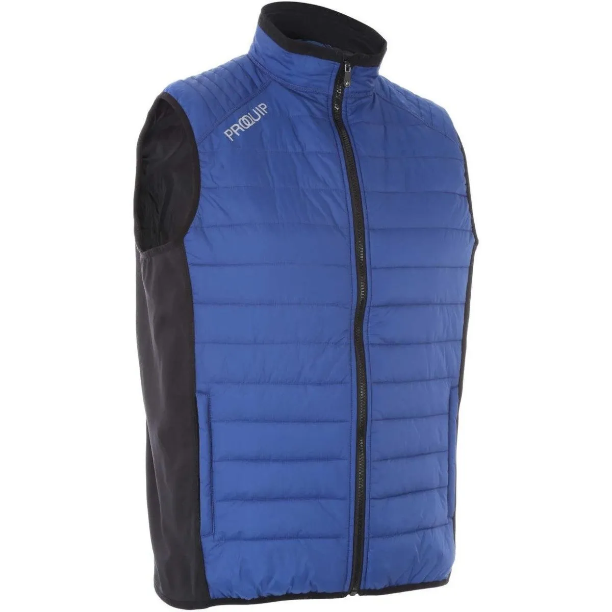 ProQuip Therma Tour Quilted Golf Gilet - Blue barrier