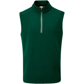 Compliment Stylish Ping Ramsey 1/2 Zip Gilet - Pine