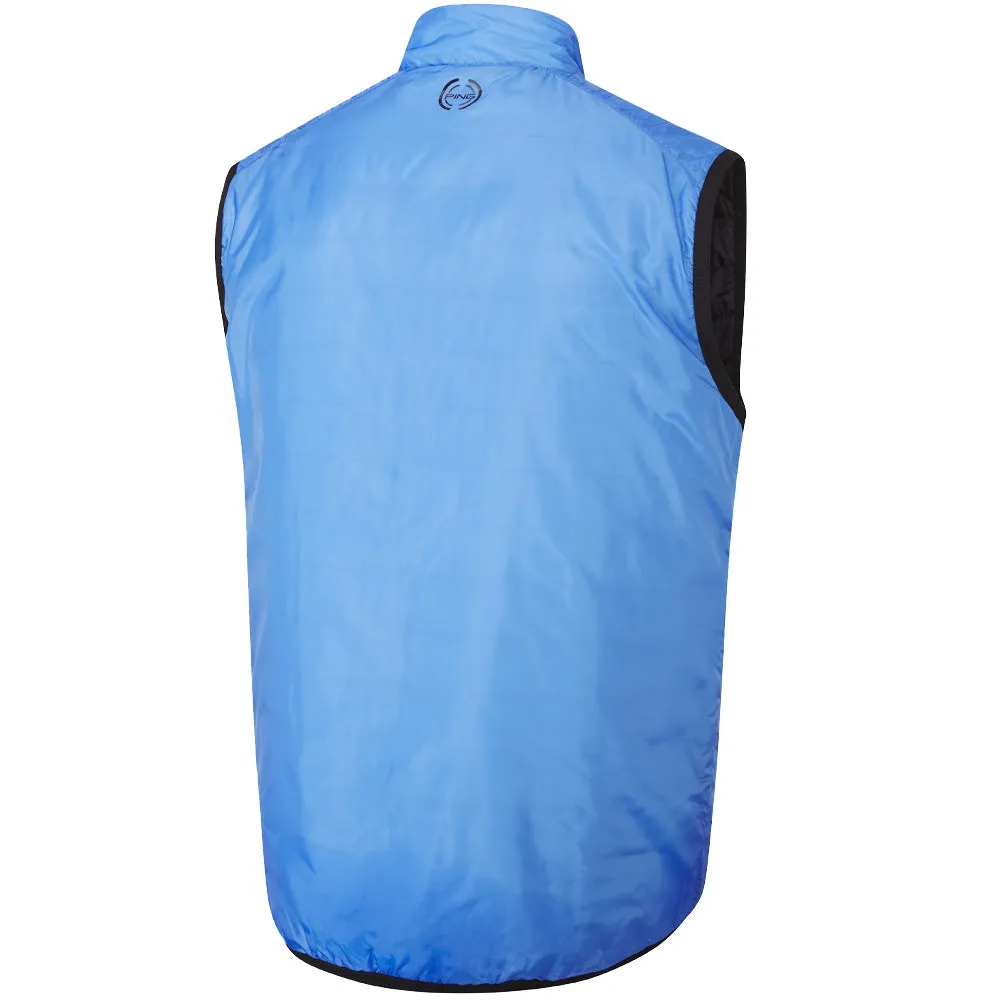Shrink Resistant Fabric petite size Ping Norse S4 Reversible Vest - Black/French Blue