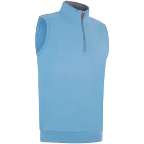 home ProQuip Breeze Half Zip Jersey Slipover Vest - Pale Blue
