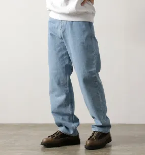 SON OF THE CHEESE / Washed Denim 5 Pocket Spring Mood Party Look Classic Foundation Piece