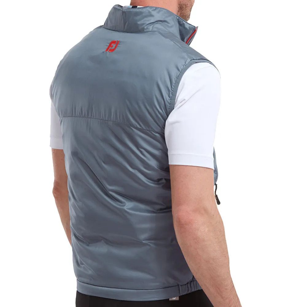 Seamless construction Yoke Back FootJoy Lightweight Thermal Vest - Graphite