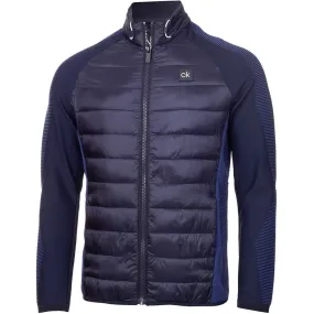 Multipurpose Layering Calvin Klein Dynamo Tech Knit Jacket - Navy