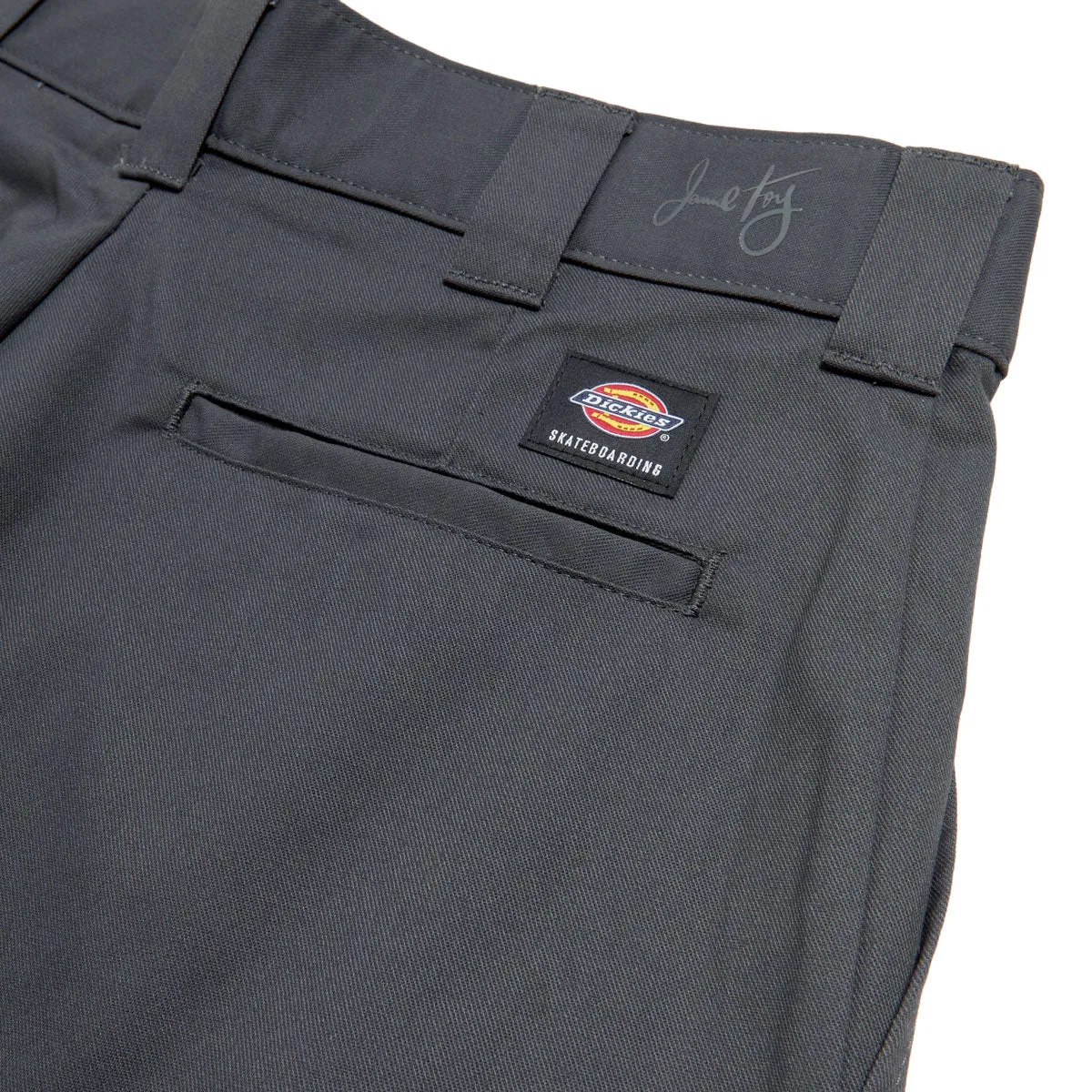 Dickies Jamie Foy Loose Straight Twill Pants - Charcoal 2025 SustainableManufacturing Modular Attachment