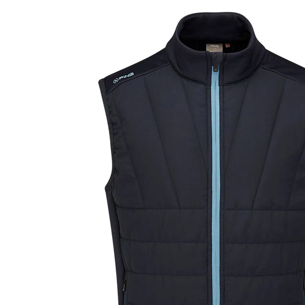 Mesh Backed Panels Ping Vernon Gilet - Navy