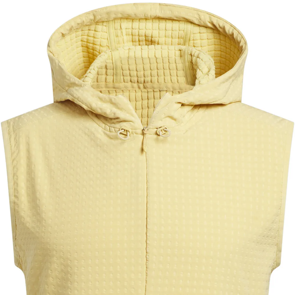 adidas Ultimate365 Tour WIND.RDY 1/2 Zip Vest - Oat notion