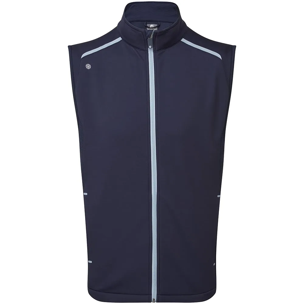 Non Irritating Seams FootJoy ThermoSeries Fleece Back Vest - Navy