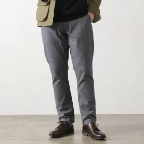 JAPAN BLUE JEANS / Wide Tapered Hickory Pants Trendy Layering Stretch Layer Fit
