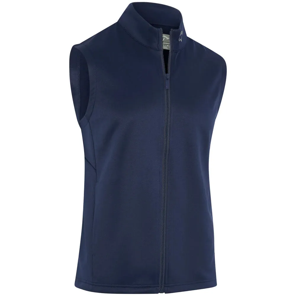 well known Tagless Neckline Callaway Chev High Gauge Gilet - Peacoat