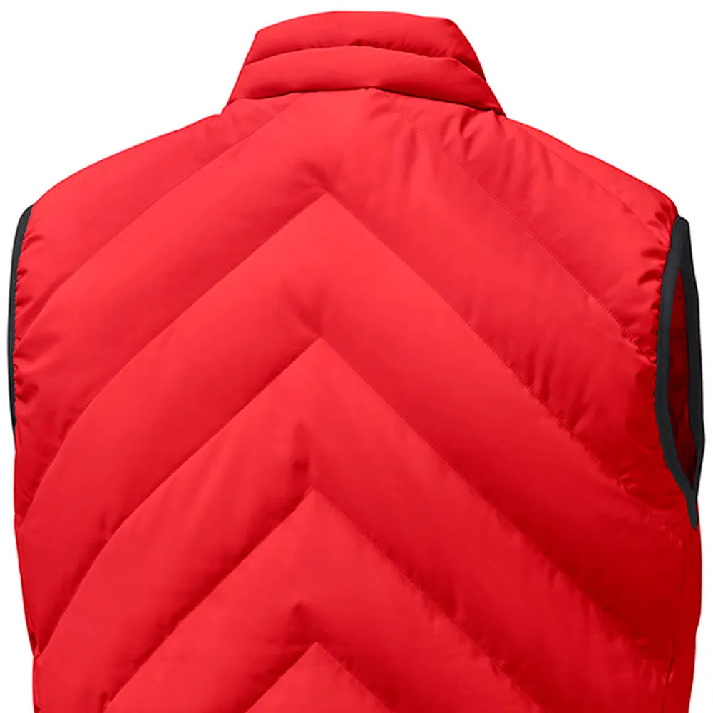 Mizuno Breath Thermo Move Down Gilet - Red tall size