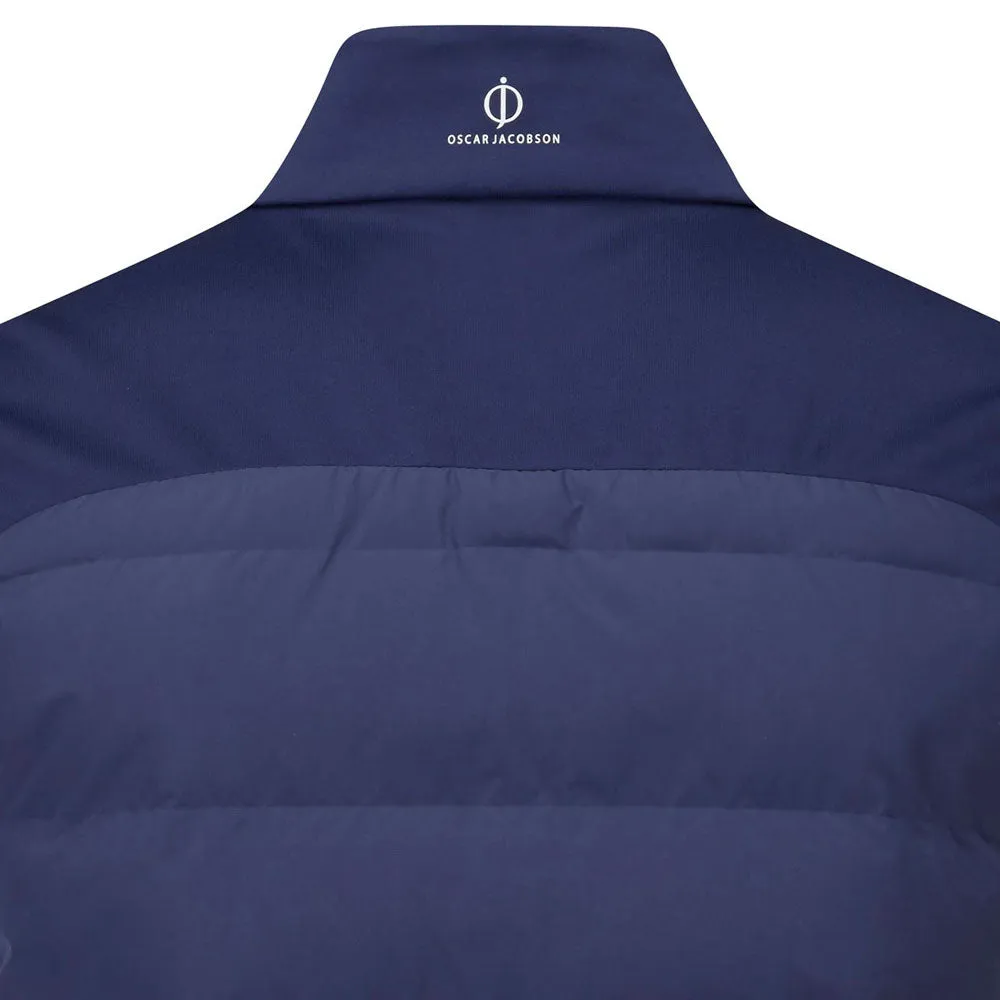Oscar Jacobson Randal Full Zip Padded Gilet - Navy attractive charm set of three