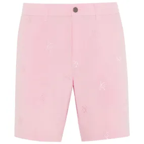 Original Penguin Space Dyed Pete Embroidered Shorts - Gelato Pink swim shorts