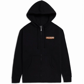 CCS Mailorder Patch Zip Hoodie - Black/Orange Unisex Design Premium Finish