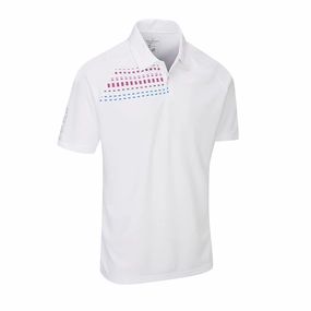 Feminine Fit layerable Stuburt Sport-Tech Sassay Polo Shirt - White