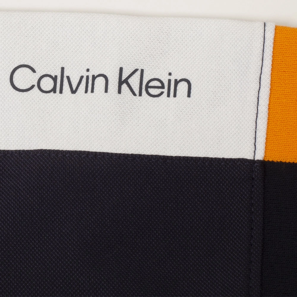 Sporty Layer Look Calvin Klein Miles Polo Shirt - Navy