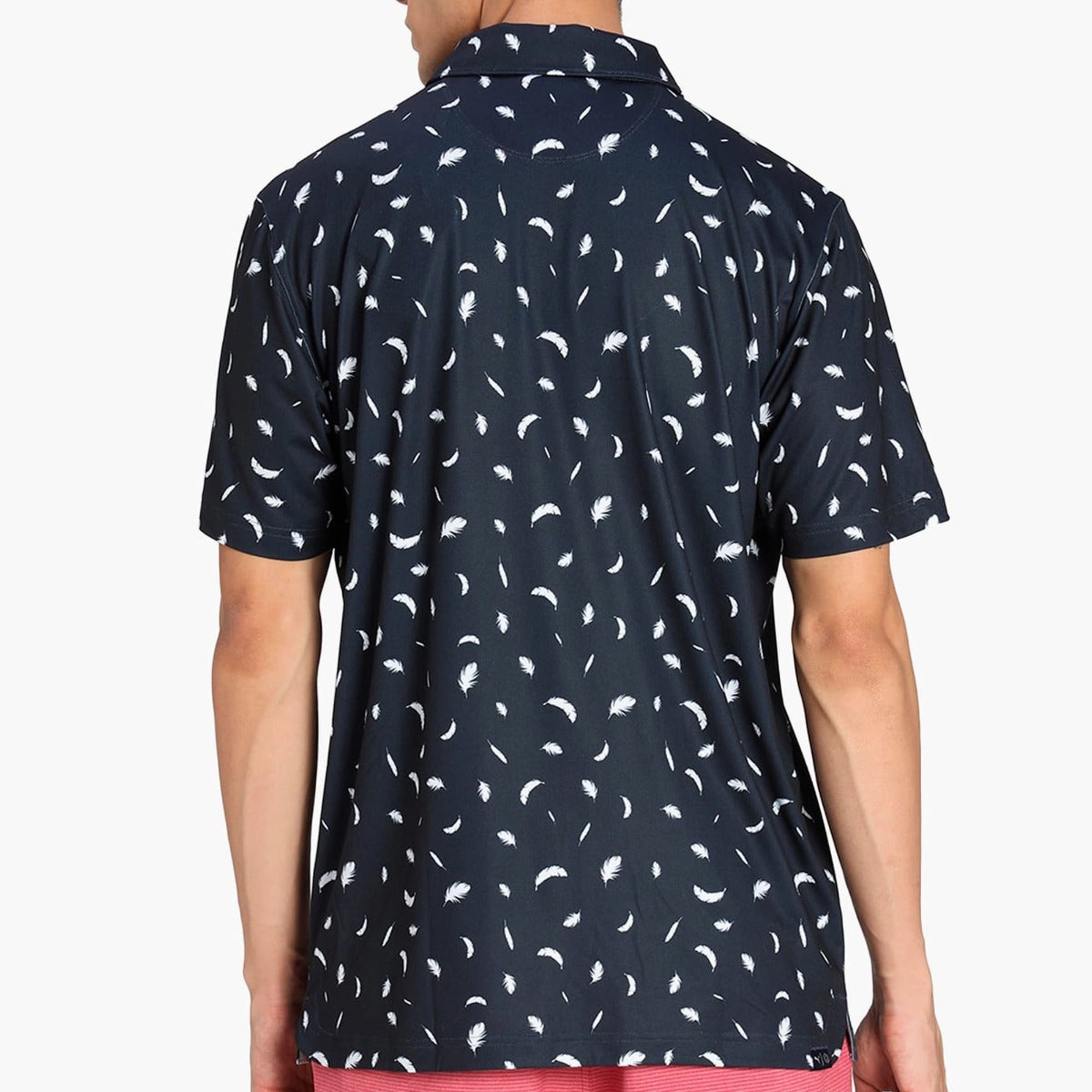 Lint Resistant Surface Puma Cloudspun Feathers Polo - Navy Blazer/Bright White