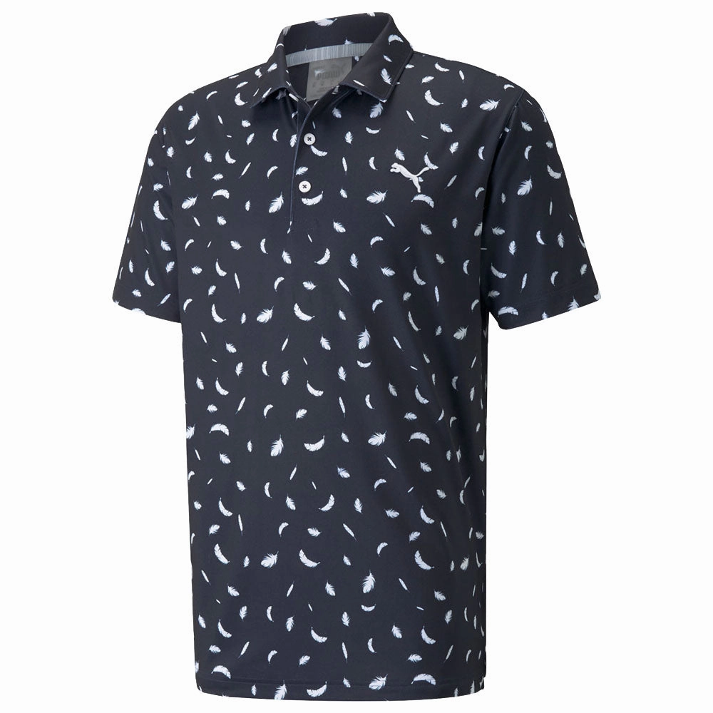 Puma Cloudspun Feathers Polo - Navy Blazer/Bright White Versatile Layer