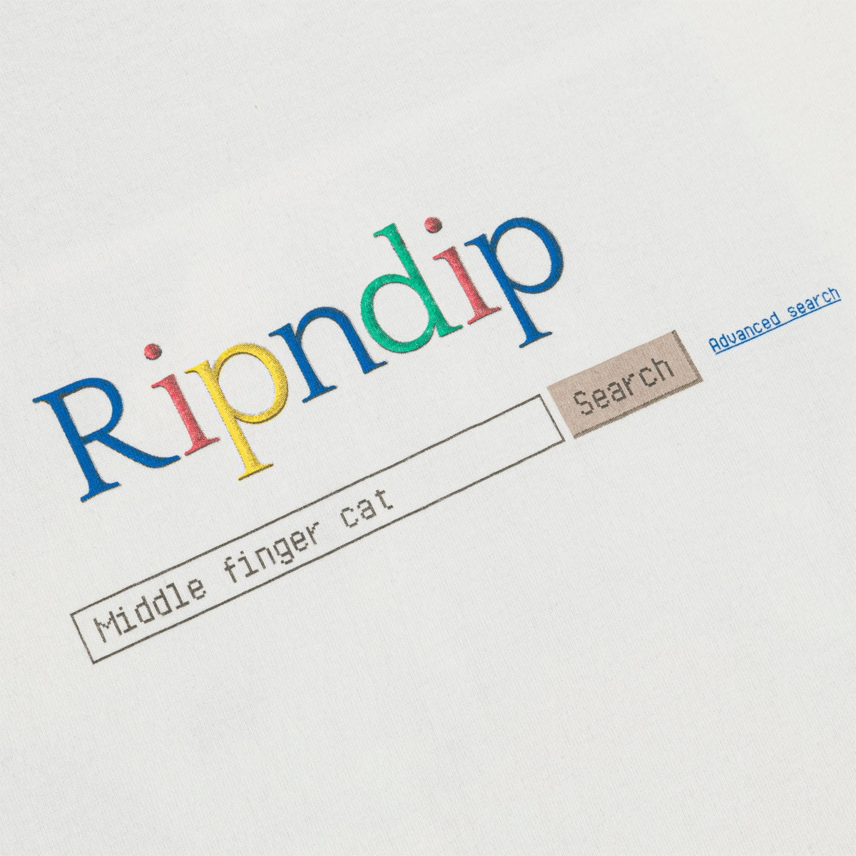 RIPNDIP A Bird T-Shirt - Bone Simple Look Sporty Look Wear