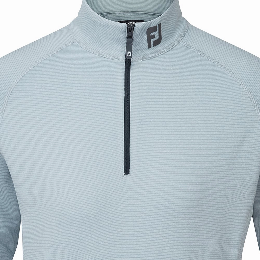 Outdoor Fit FootJoy ThermoSeries Brushed Back 1/4 Zip Pullover - Heather Grey
