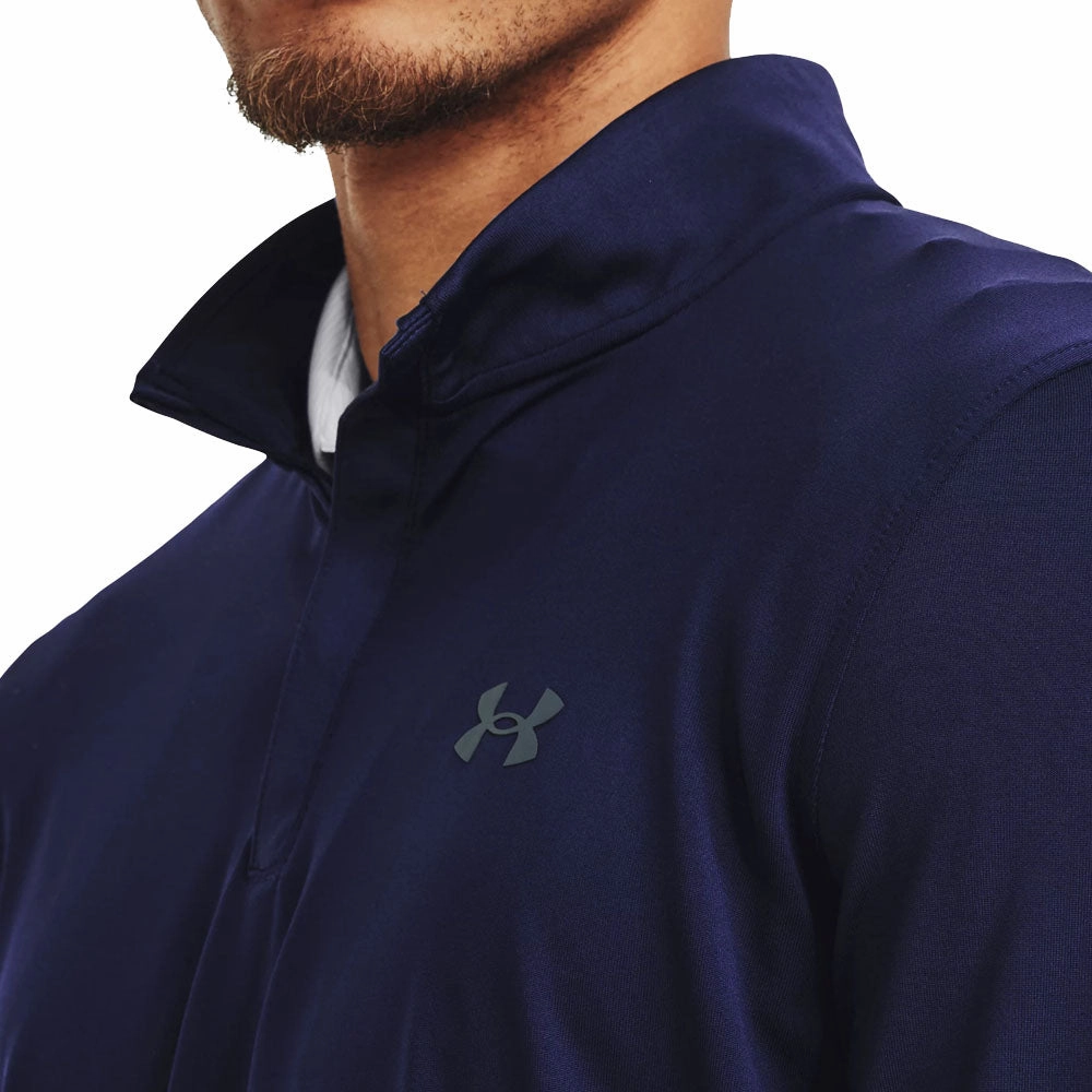 comfortable top Under Armour Playoff 2.0 1/4 Zip Pullover - Midnight Navy/Pitch Gray
