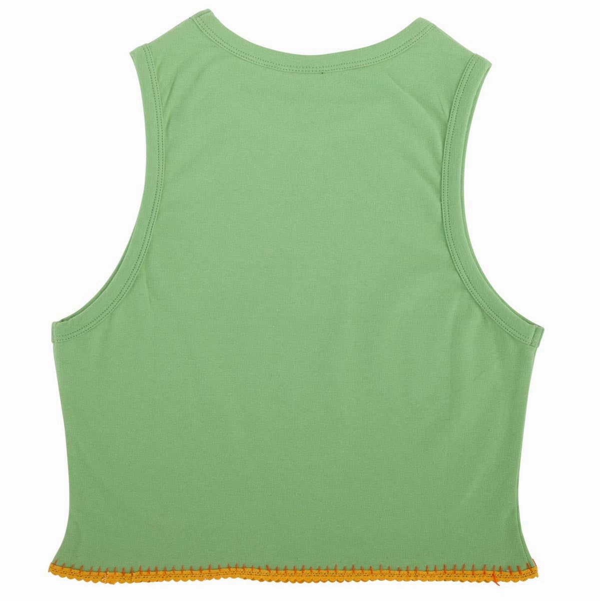 Prize Santa Cruz Womens Ringed Arrangement Cropped Muscle Tank Top - Fern
