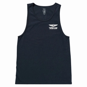 artificial Volcom Revel Tank Top - Navy