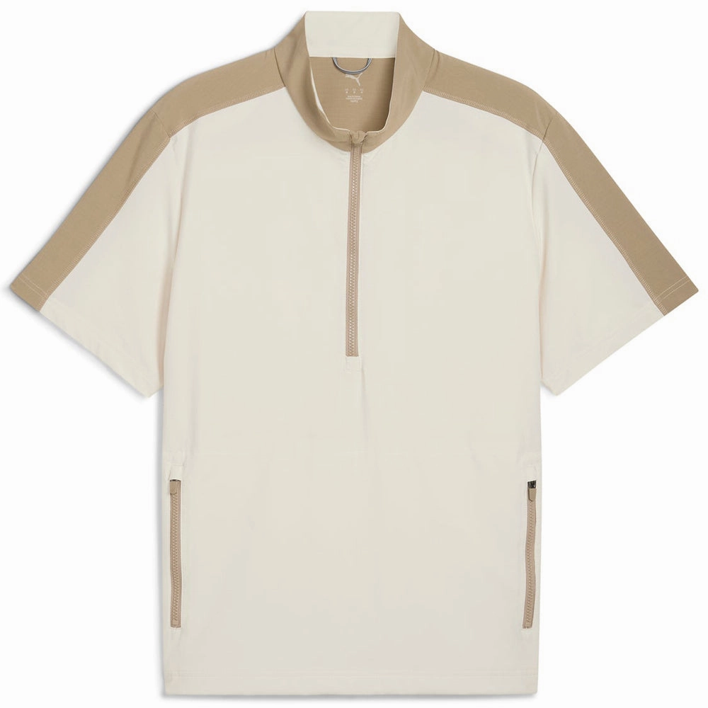 active top Essential Minimal Puma Ripguard Short Sleeve Pullover - Alpine Snow