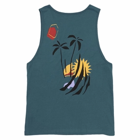 RVCA Cutship Tank Top - Duck Blue beloved Status