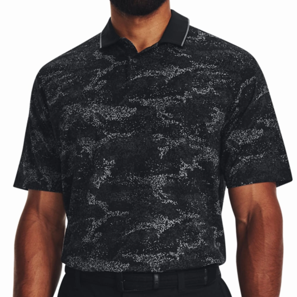 Collared formality Relax Outfit Under Armour Iso-Chill Edge Polo Shirt - Black/Pitch Grey