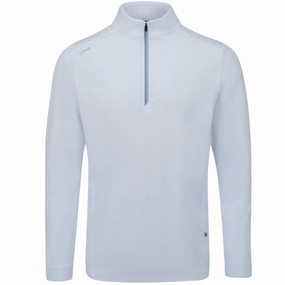 Ping Latham 1/2 Zip Pullover - White Smart Layer Timeless Fashion