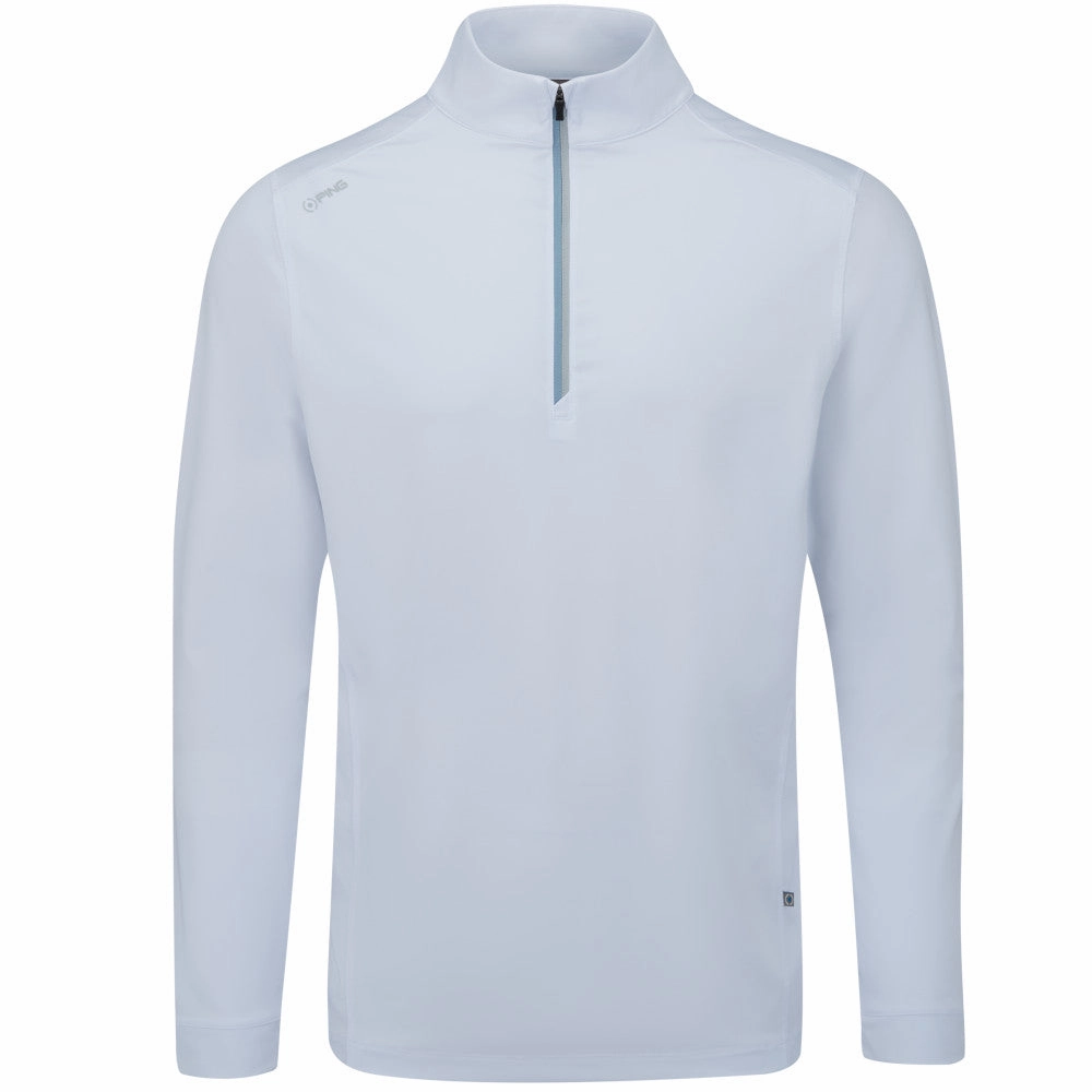 Ping Latham 1/2 Zip Pullover - White Smart Layer Timeless Fashion