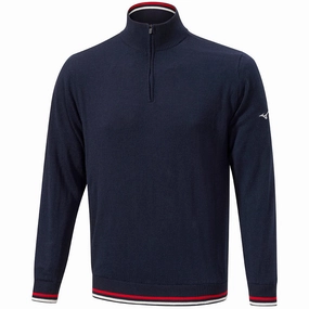 Weekend Ready product budget friendly Mizuno Windproof Jumper - Deep Navy