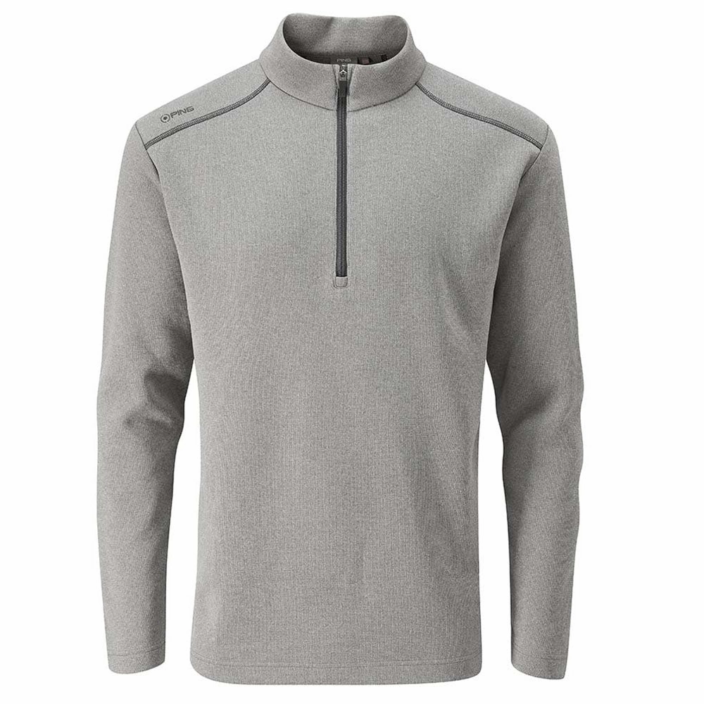Fresh Bold appropriate for sports Ping Ramsey 1/2 Zip Pullover - Ash Marl