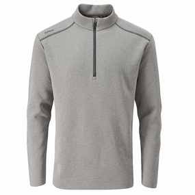 Ping Ramsey 1/2 Zip Pullover - Ash Marl Cozy Choice