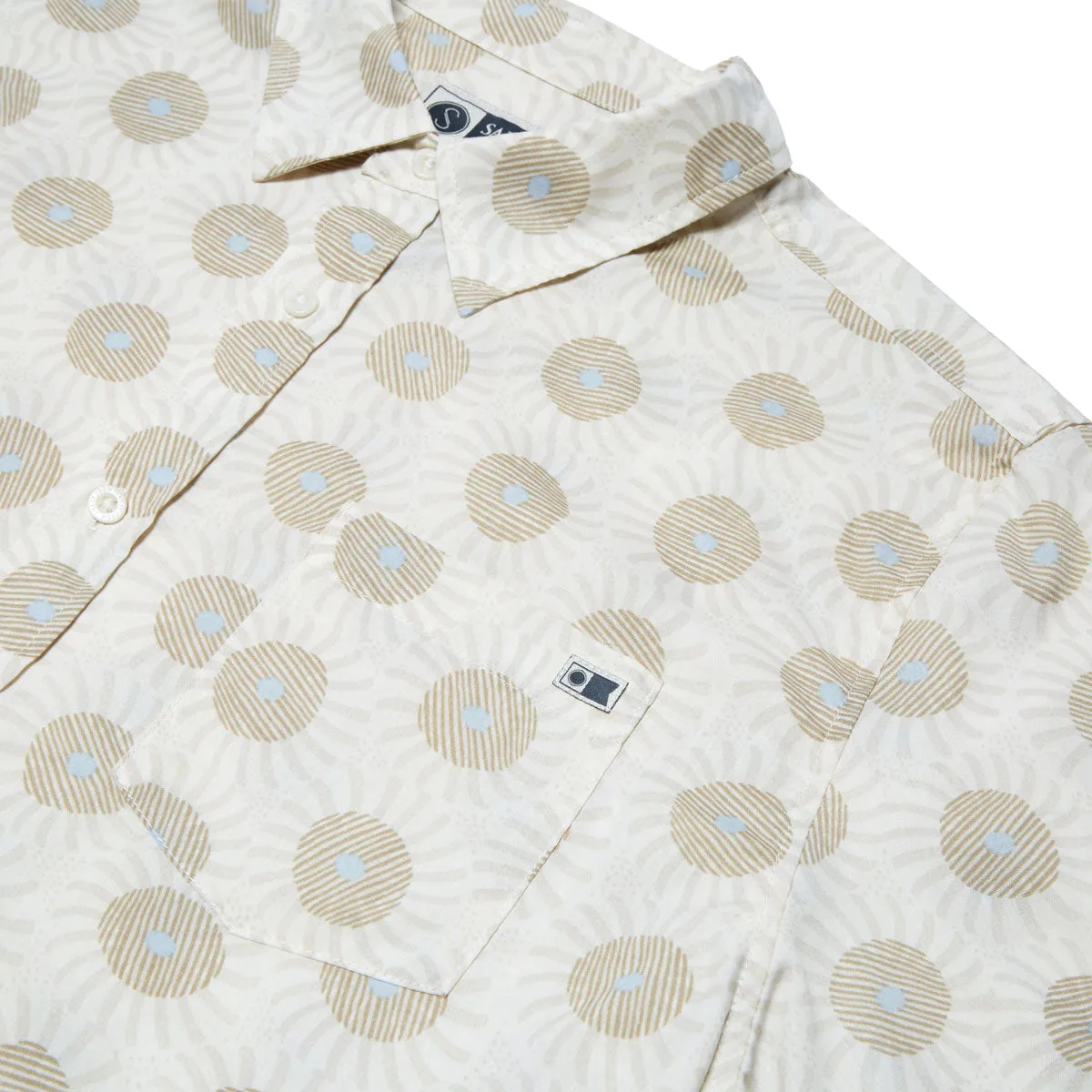Structured Collar Salty Crew Uni Farm Shirt - Salt