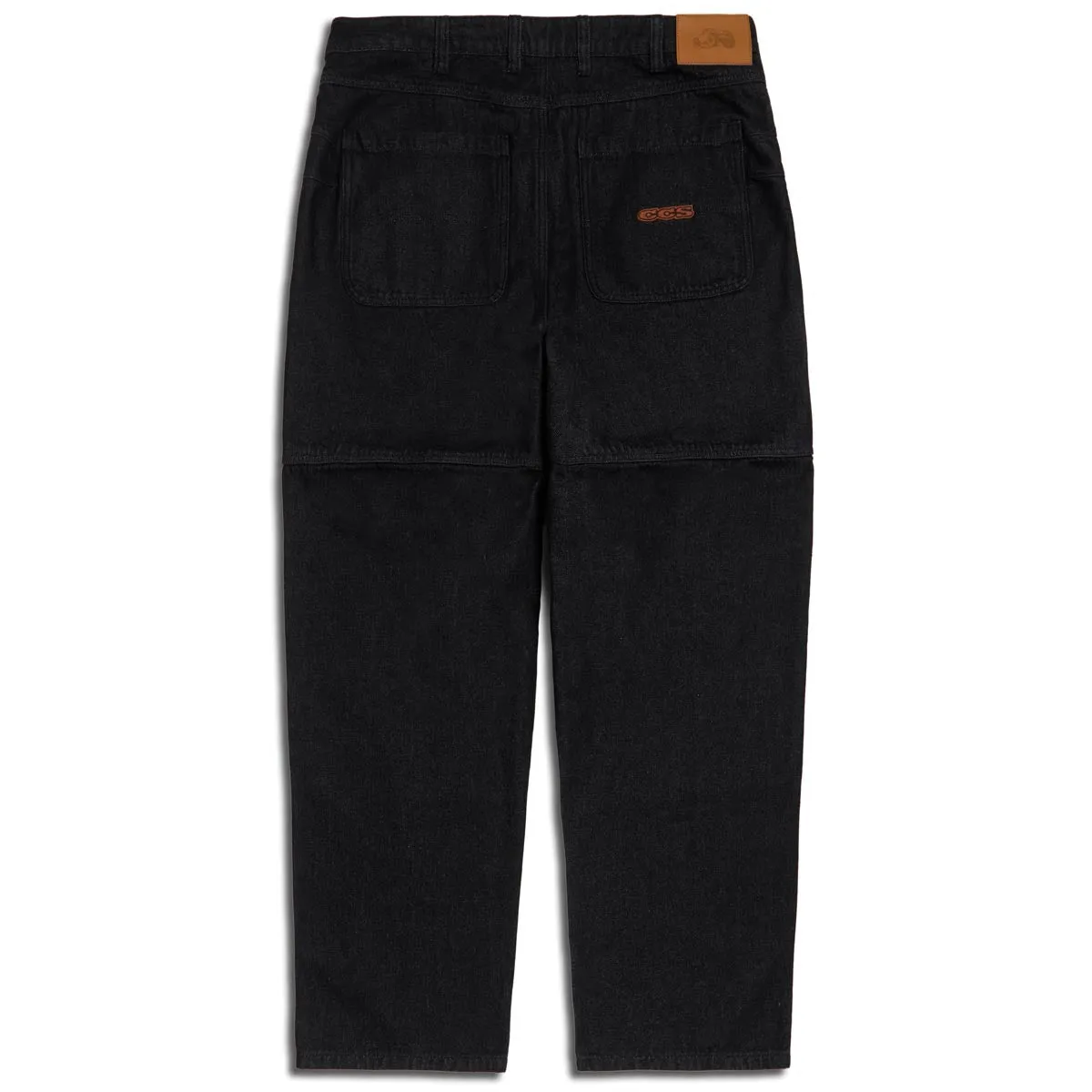 Soft Waist SoftLining CCS 4x4 Reinforced Baggy Taper Denim Jeans - Black
