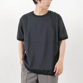 RE MADE IN TOKYO JAPAN / Linen COOLMAX Button Basque Shirt Fashion Must-Have Non Restrictive Silhouette