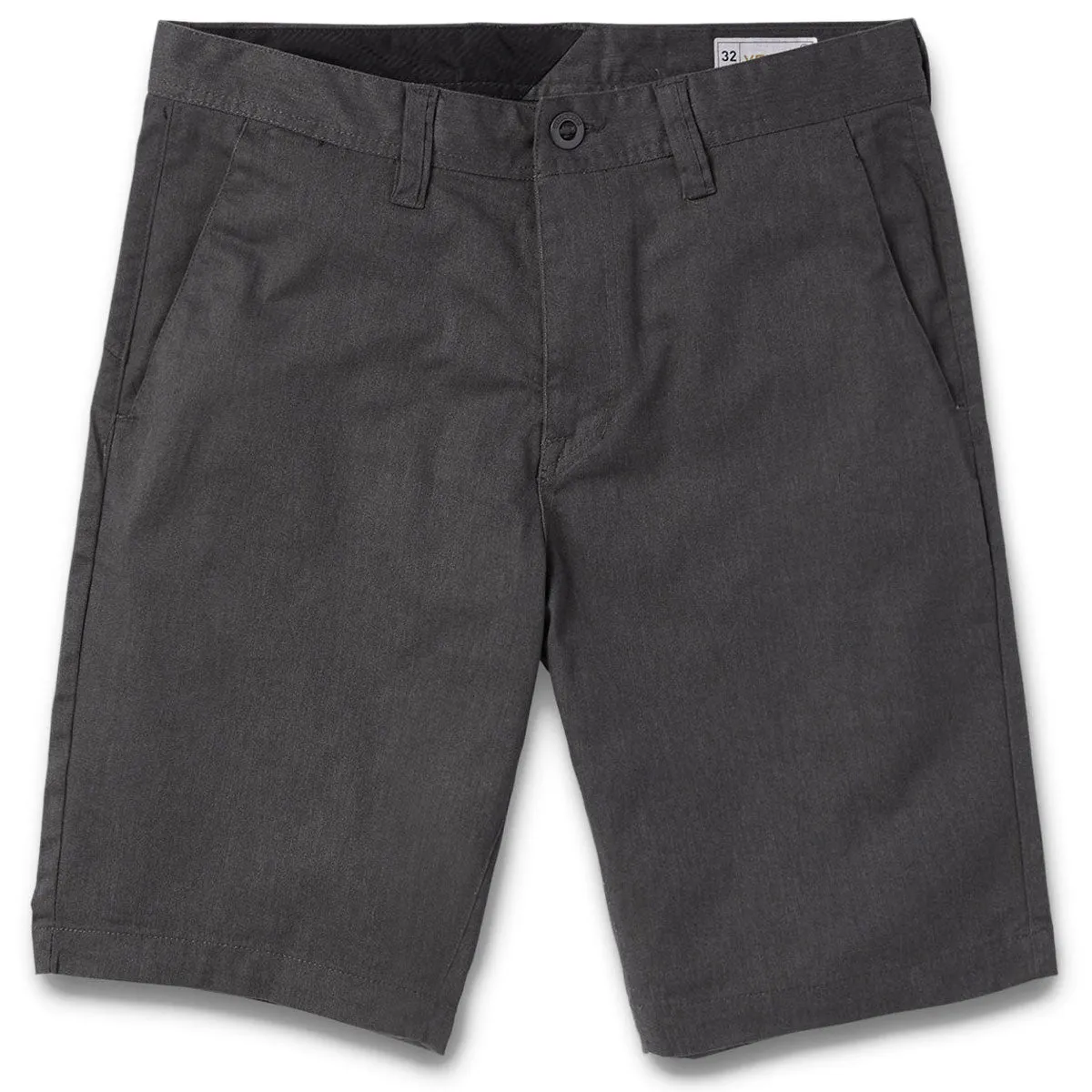 Soft touch finish fitness industry Volcom Frickin Modern Stretch 21 Shorts - Charcoal Heather